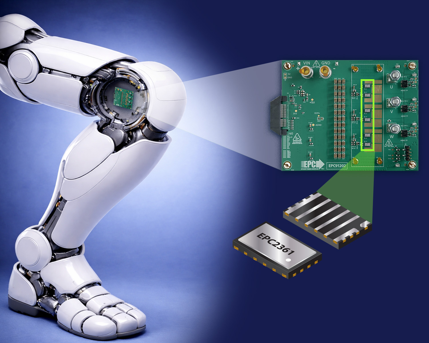 High-Performance 50 ARMS Three-Phase BLDC Inverter Powered by eGaN